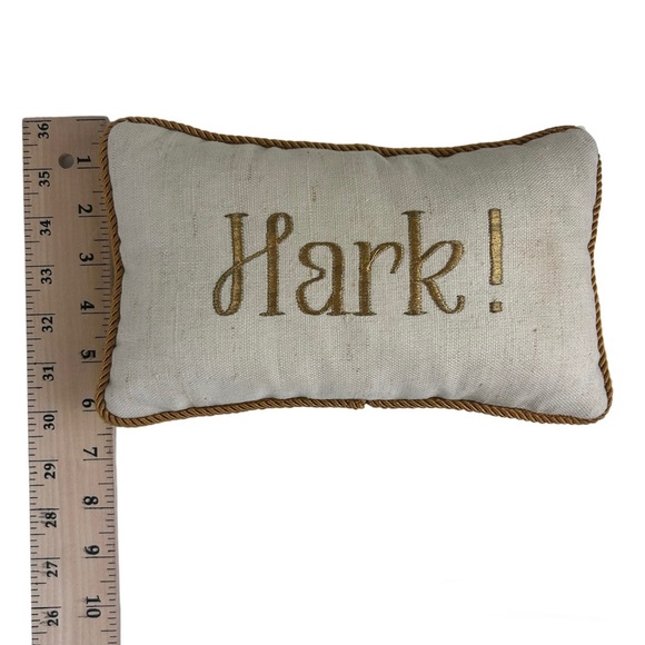 Holiday Toss Pillow HARK Christmas Decor - Picture 4 of 5